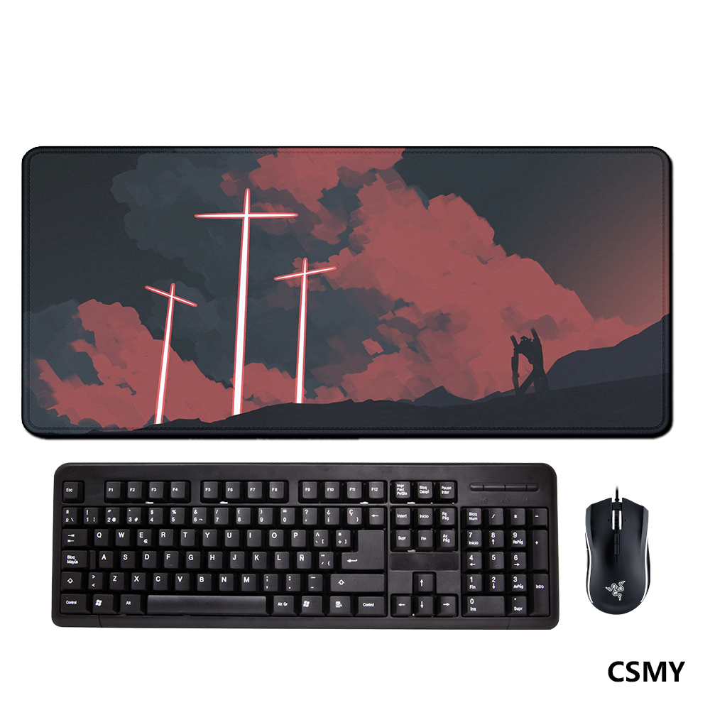 Pc Gaming Evangelion - Oyun Aksesuarları Büyük Mouse Pad 900x400