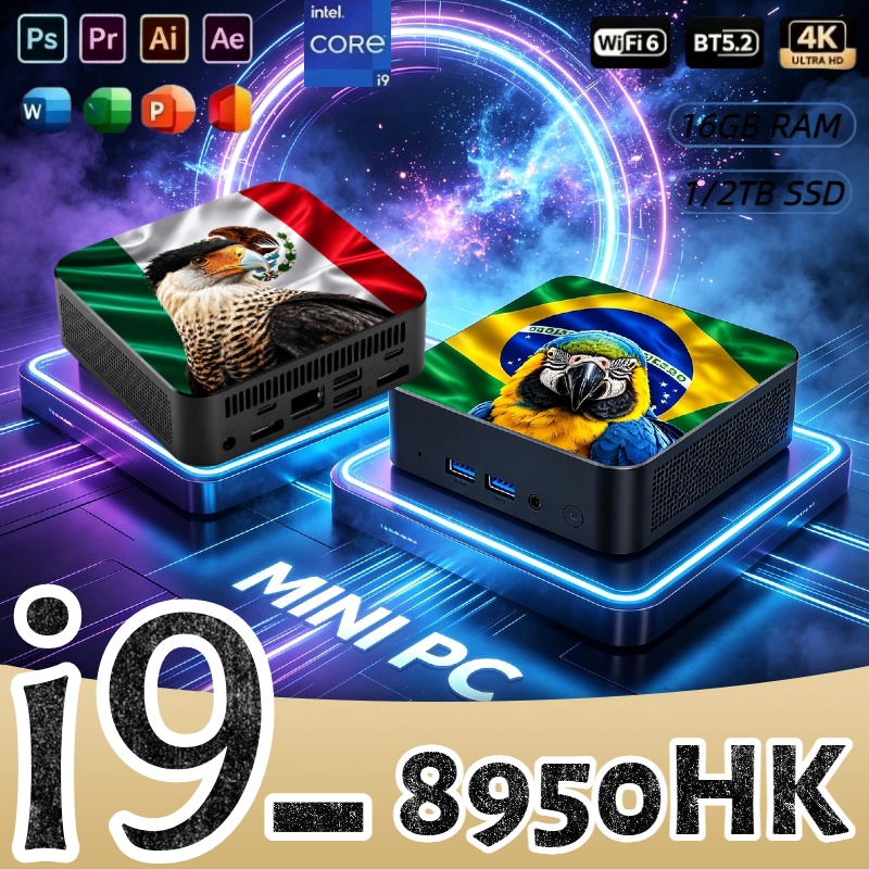 Pc Gaming Usa - Mini PC Core i9-8950HK 16GB RAM