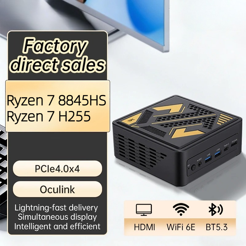 Pc Gaming Ryzen 7 - Mini Oyun Bilgisayarı Ryzen 7 8845HS/Ryzen