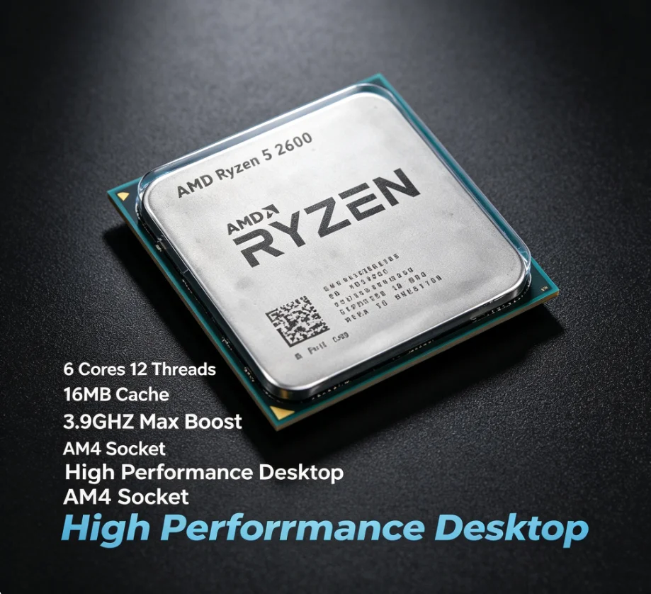 Pc Gaming Entry - AMD R5 2600 AM4 CPU 6