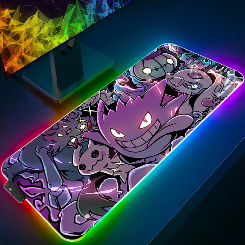 Rgb Keyboard Wrist Rest - LED Işık Mouse Pad sümen G-gengar