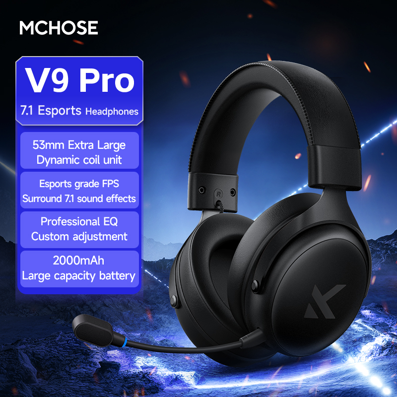 Pc Gaming Earphones - MCHOSE V9 Pro Mikrofonlu Kulaklık Üç