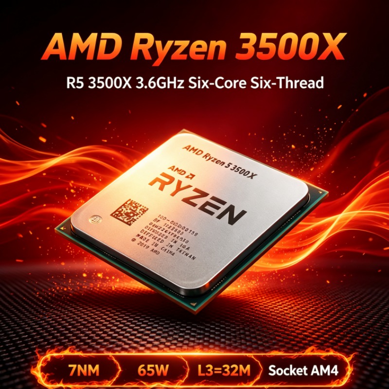 Pc Gaming Cpu - AMD R5 3500X 3.6GHz Altı Çekirdekli