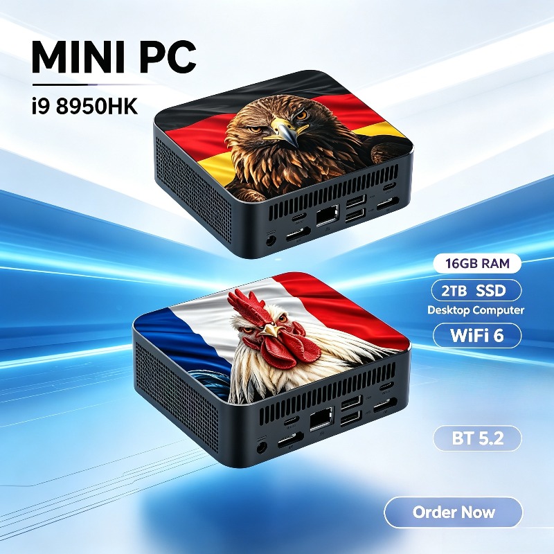 Pc Gaming Usa - Intel i9 8950HK 2026 Mini Masaüstü