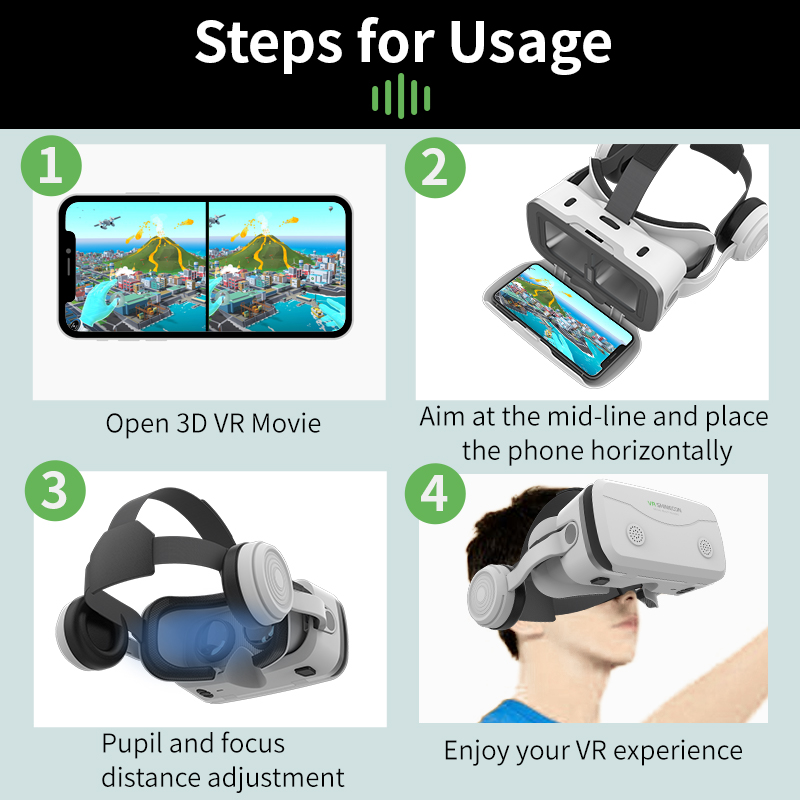 3D Viar Telefon Sanal Gerçekli - Vr Headset Pc incelemesi ve fiyatı