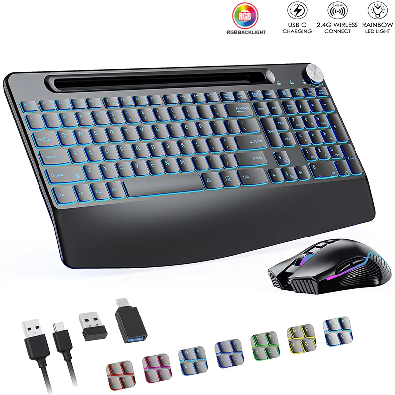 Bilek Destekli 2.4G&Type-C Kab - Rgb Keyboard Wrist Rest incelemesi ve fiyatı