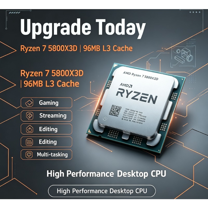 Ryzen 7 5800X3D PC Oyun İşlemc - Pc Gaming Ryzen 7 incelemesi ve fiyatı