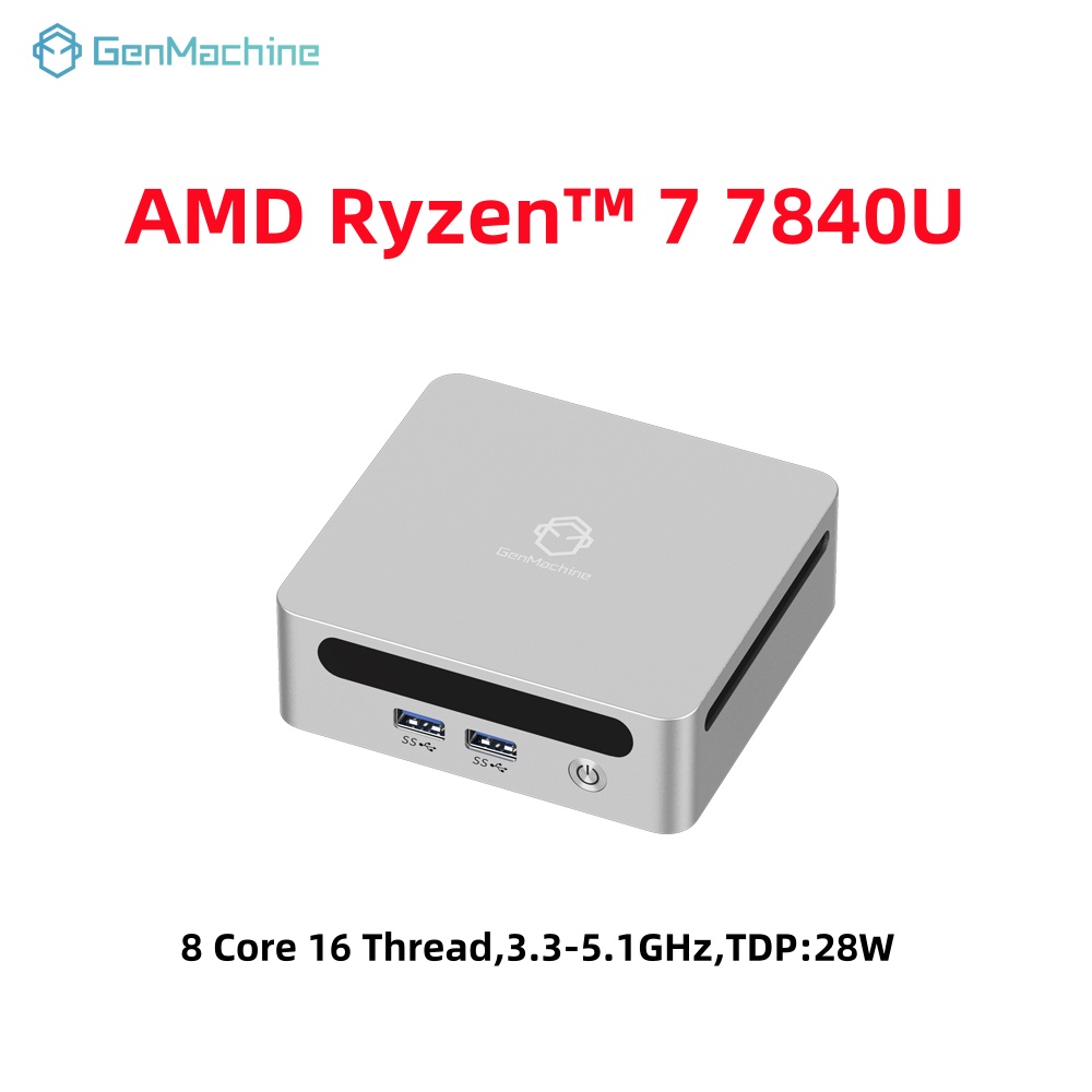 GenMachine Mini PC USB4 2.5G L - Pc Gaming Ryzen 7 incelemesi ve fiyatı
