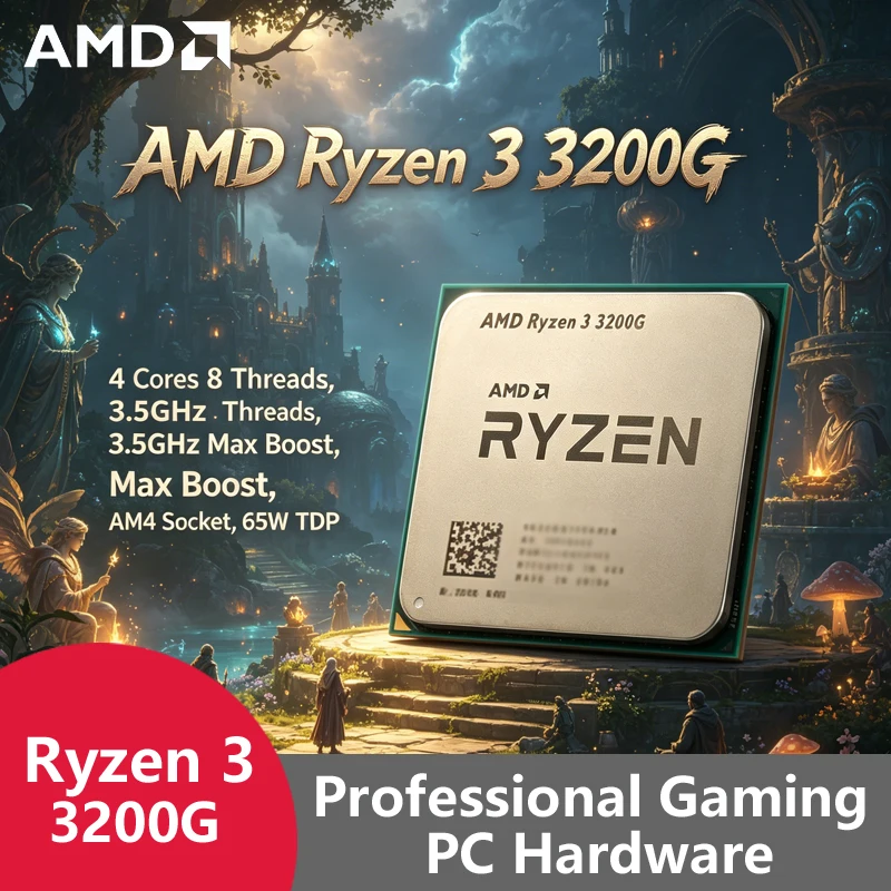 AMD Ryzen 3 3200G AM4 Giriş Se - Pc Gaming Entry incelemesi ve fiyatı