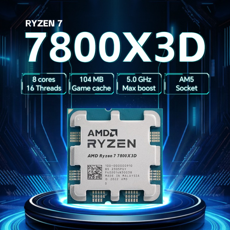 Soket AM5 AMD R7 7800X3D Oyun  - Pc Gaming Cpu incelemesi ve fiyatı